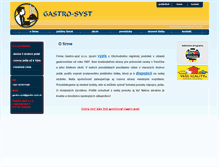 Tablet Screenshot of gastro-syst.sk